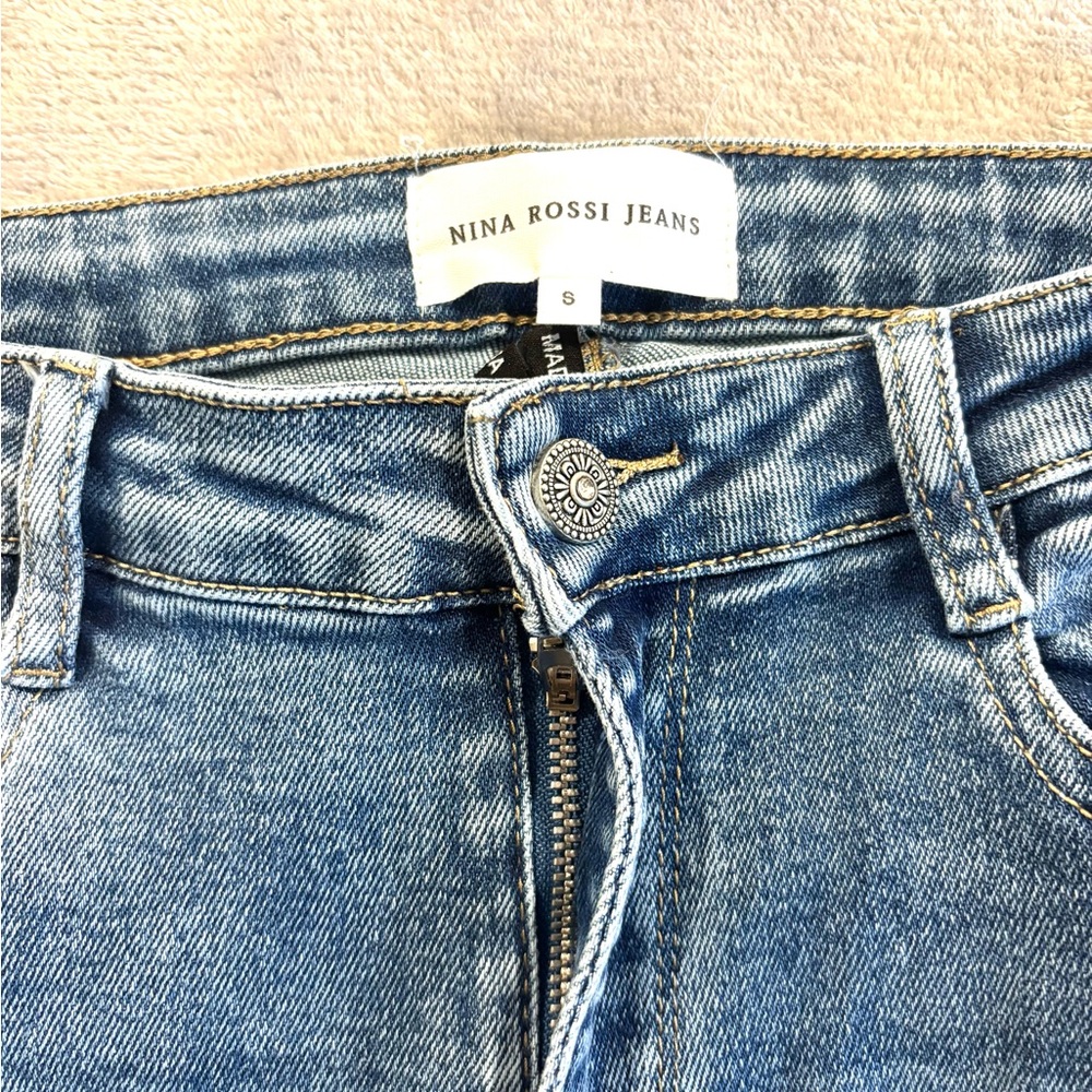 Classic Blue Wide Leg Jeans - Picture 5 of 5